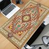 Vintage Persian Rug Extended Gaming Mouse Pad AntiSlip Stitched Edge Aesthetic Decor For Pc Gamer Office Workspace