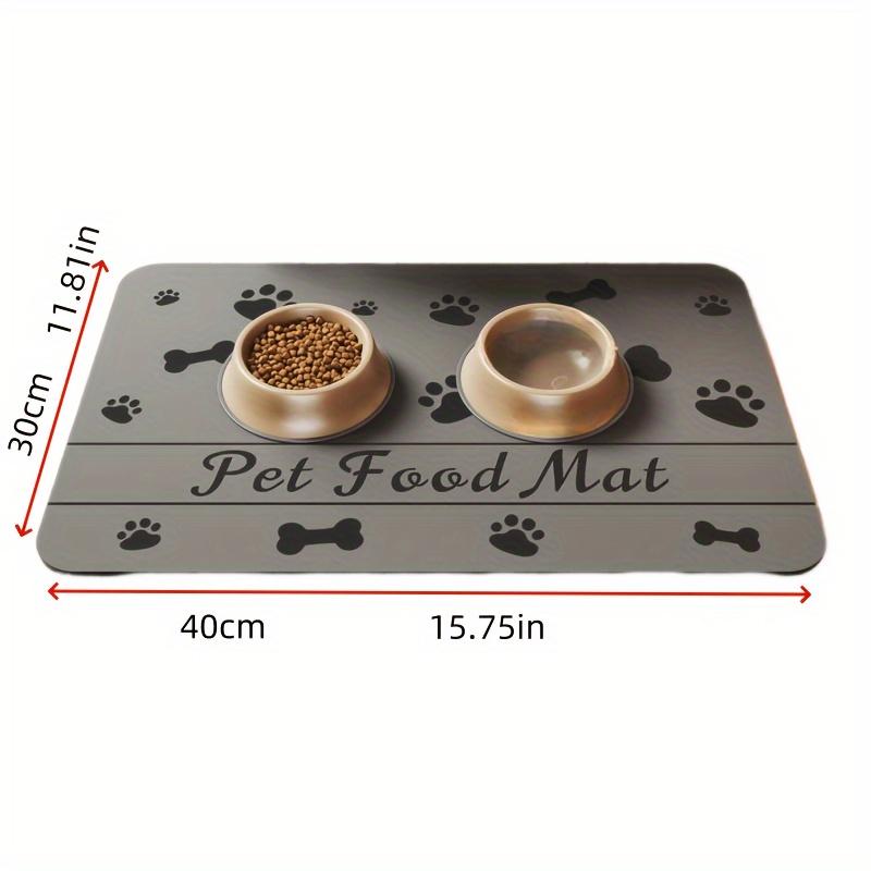 1Pcs Pet Cat and Dog Eating Diatom Mud Mat Feeding Splash-proof Mat Absorbent Quick-drying Household Mat