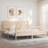 VidaXL Bed Frames with Headboard Super King Solid Wood 3194066