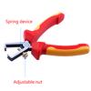 Insulated Cable Cutter Wire Stripper Electrician Shears Pliers Scissor Cutting Tool Manual 6/8/10 Inch Stranding Pliers