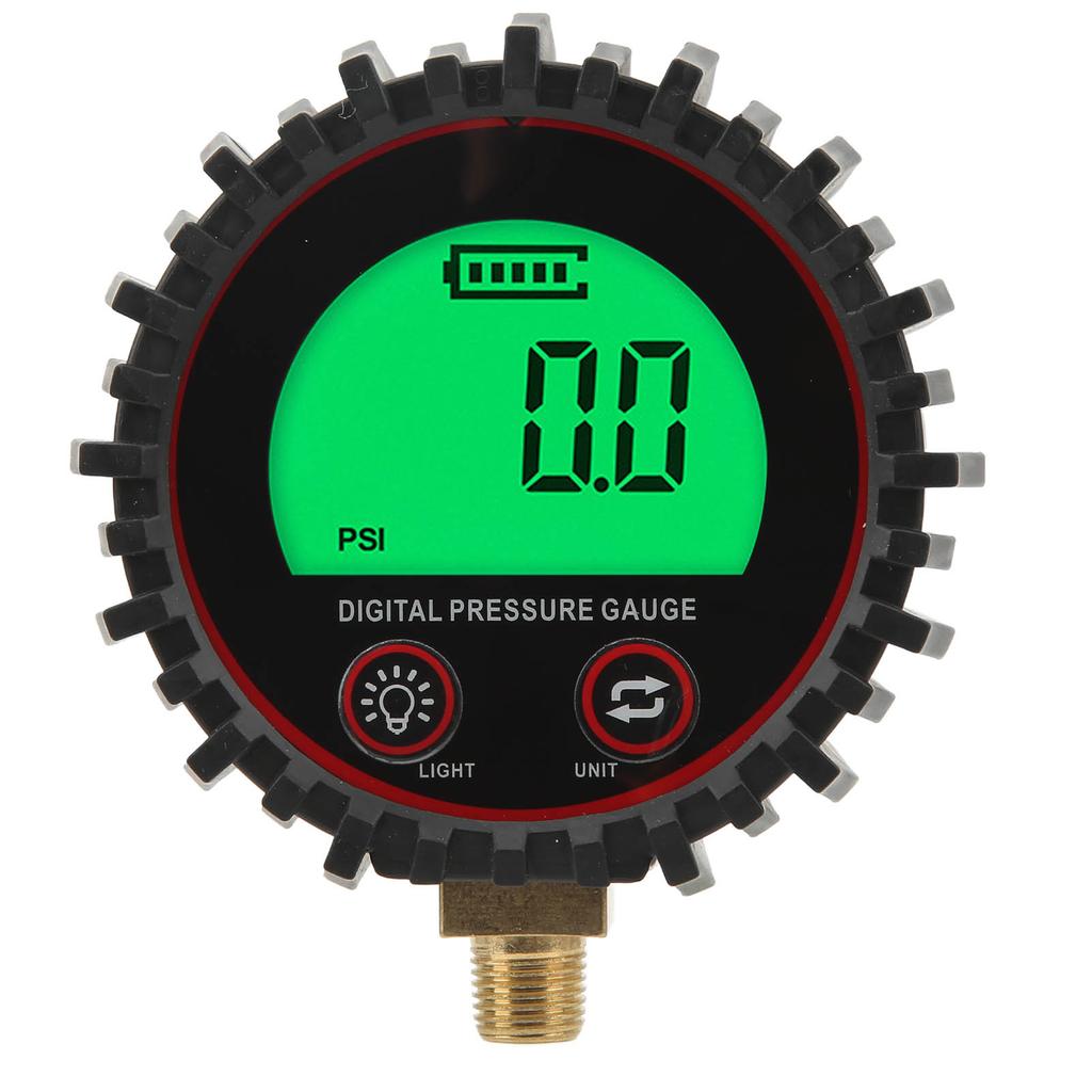 Tires Inflator Digital Pressure Gauge 3‑255PSI with LCD Display DC3.1V 10mm Thread Vehicle Accessories