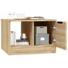 Coffee Table Sonoma Oak 50x50x36 cm Particle Board