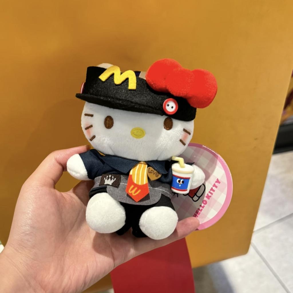Hello Kitty Sanrio Plush Pendant Keychain Animal Toy Kawaii Kitten Stuffed Car Bag Decor Doll Birthday Exquisite Gifts For Girl