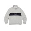 Reebok Legacy Half Zip Up Sweatshirt   Light Gray