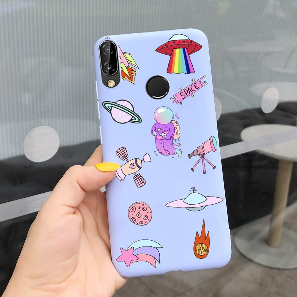 For Huawei P20 Lite Case Phone Cover Cute Love Heart TPU Protective Bumper Shell For Huawei P20 Lite ANE-LX2 Nova 3E Soft Fundas