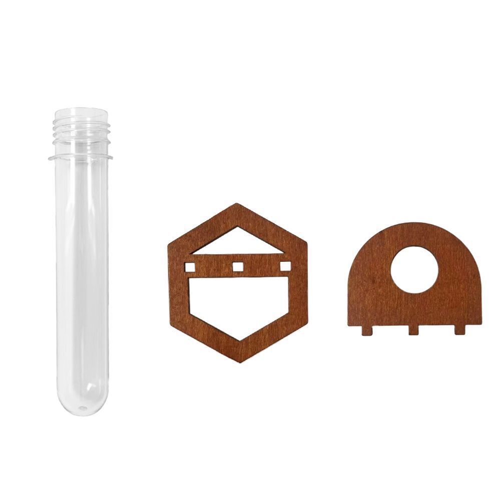 Wall Hanging Plant Vase With Bamboo Material And Rustic Style For Living Room