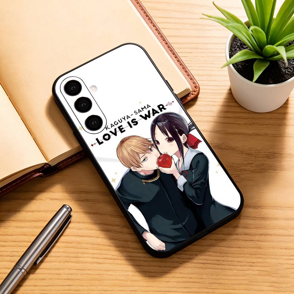 Love Is War K-Kaguya  Phone Case For Samsung Galaxy A73,A72,A71,A70,A53,A52,A51,Soft Silicone Black Cover