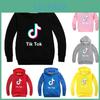 Tok Tik Childrens Letter Sweater Long Sleeve Hoodie Fashion Tops Pullover