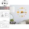 Stylish 3d Diy Coffee Cup Acrylic Mirror Wall Sticker Clock With Timeless Design