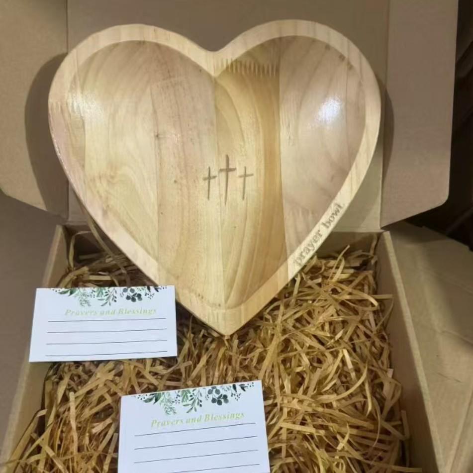 

Heart-Shaped Prayer Bowl with Prayer Cards