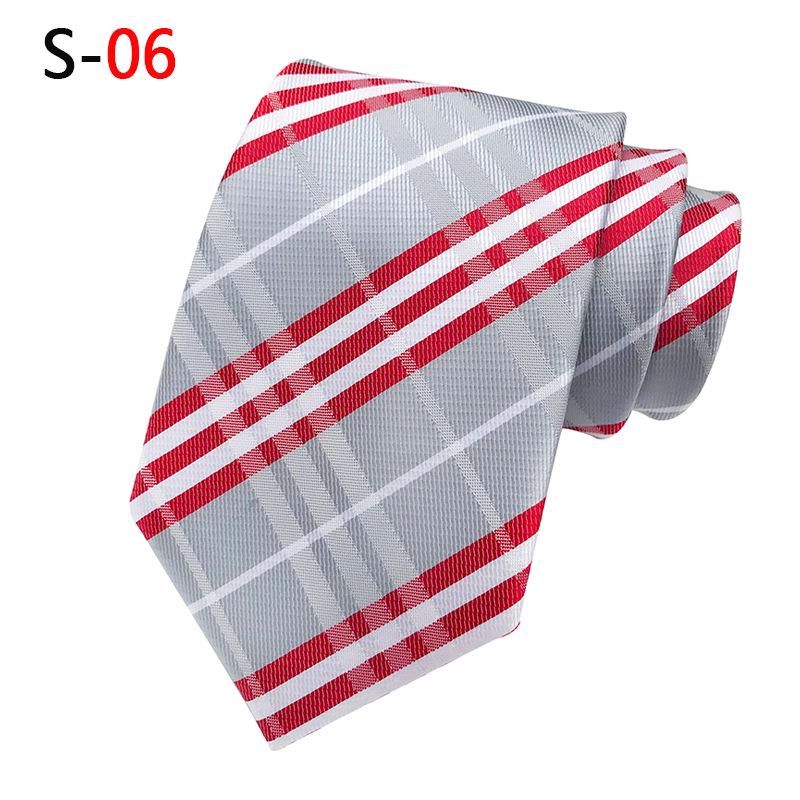 Мужской галстук из полиэфирного шелка, серия «Шотландская клетка», 2025 г.