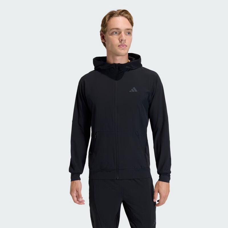 Adidas Men s Hooded Woven Fitness Jacket KA4821 L