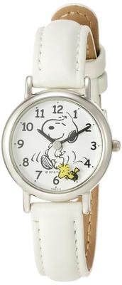 Citizen PEANUTS Snoopy Uhr Weiß Q&Q P003-314 Damen