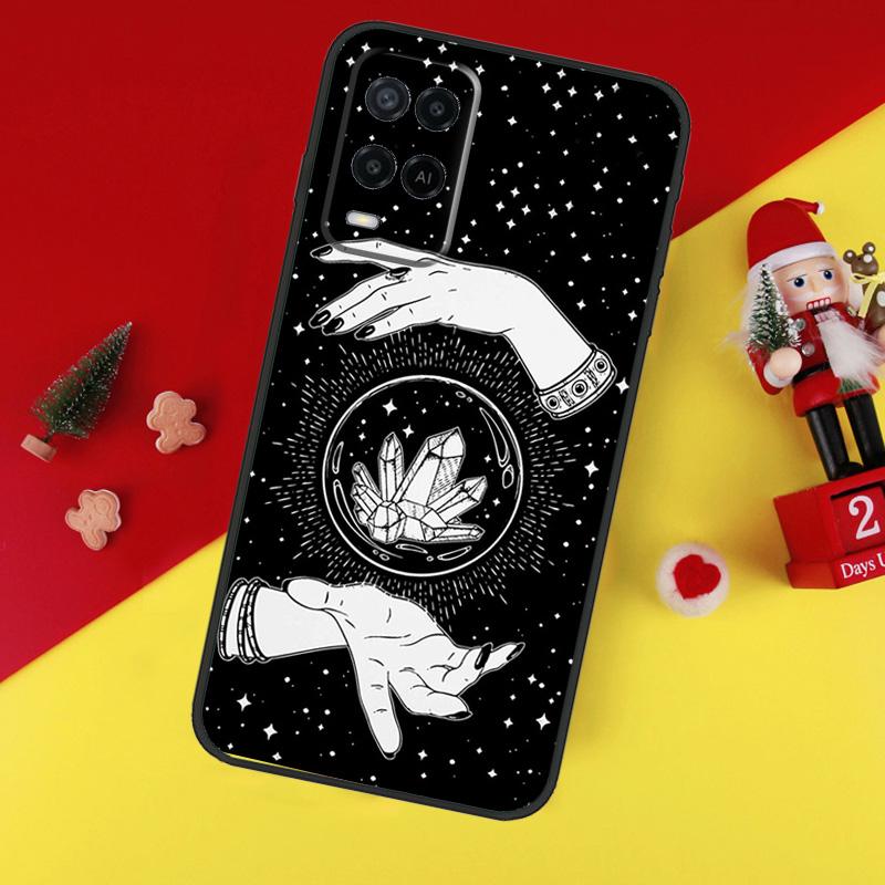 Occult Witchcraft Moon Gothic Witch For OPPO A79 A57 A77 A5 A9 A53S A52 A72 A96 A76 A16 A54 A74 A94 A38 A58 A78 A15 A17 Case
