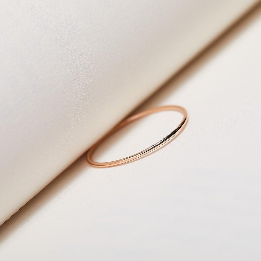 [Dorocy] 14K Basic Moiring Ring