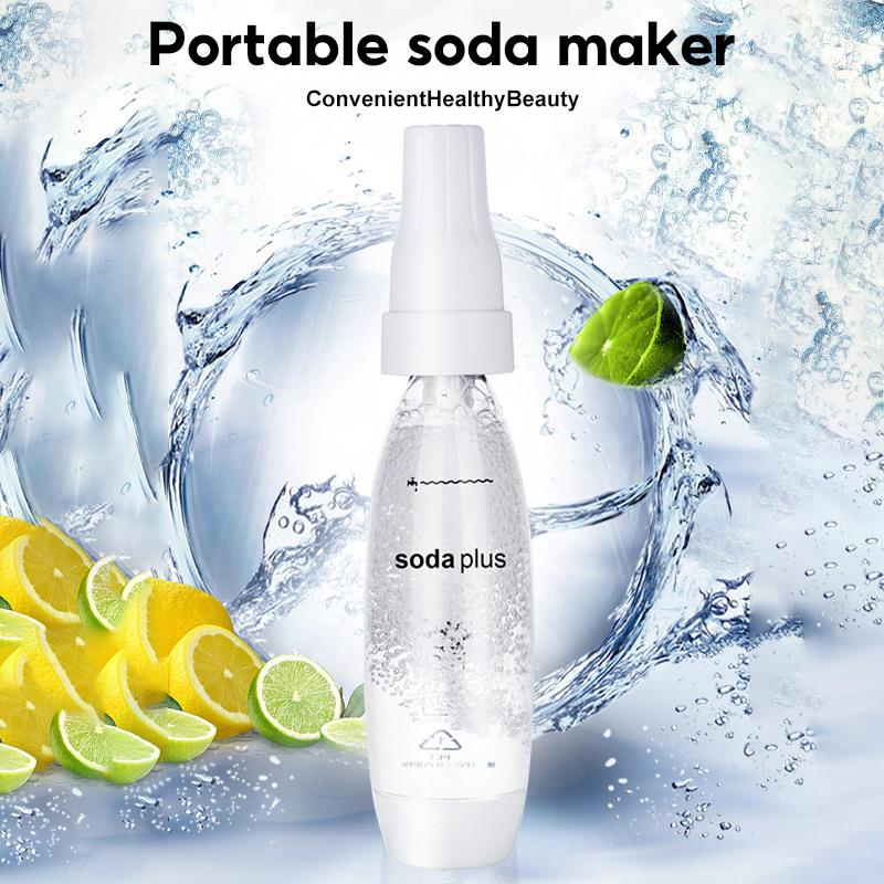 Taşınabilir Soda Makinesi Sodaplus Ev Tipi 1L Karbonatlı Su Makineleri CO2 Tüpü ile Soda Akımı Yapıcı Makine
