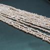 1String, Boho White Natural Freshwater Pearls, Handmade Irregular Pearl Beads for Jewelry Making DIY Necklaces Crafts (Beads 3-4mm, Length 36cm)