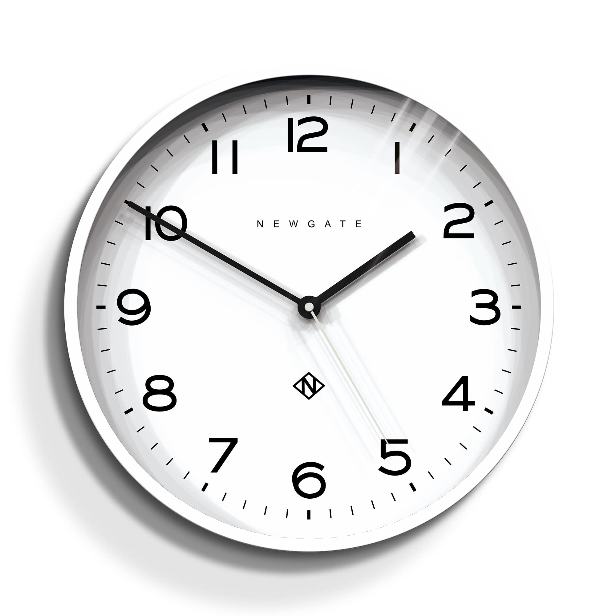 

NEW GATE Newgate Wall Clock Number Three Echo NUMTHR129PW WHITE WHITE [Used]