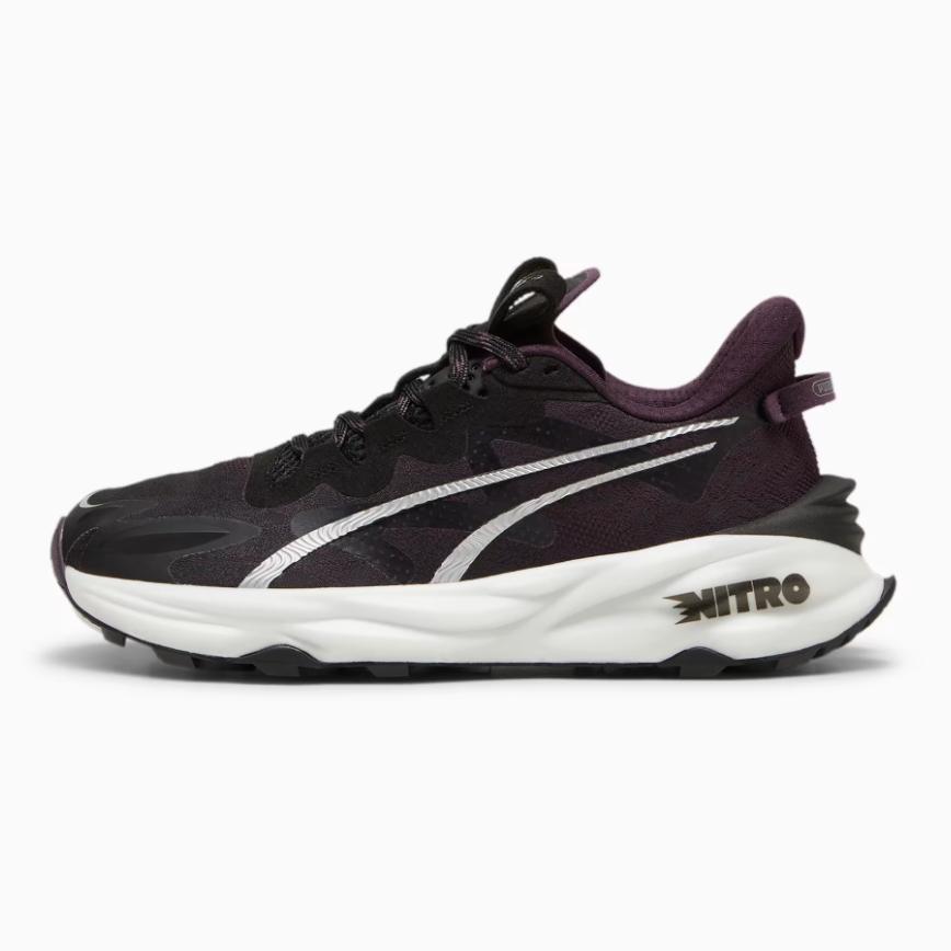 

Puma Fast-Trac Nitro 3 Seasons - Midnight Plum White Women Sneakers Purple Black 379787-02 37