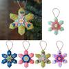 Festival Snowflake Felt Decorations With Embroidery Detail Reusable Christmas Tree Gift Accessories