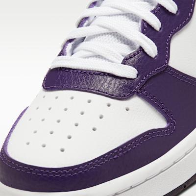 Nike Court Borough Mid 2 White Eggplant Royal Pulse (GS)