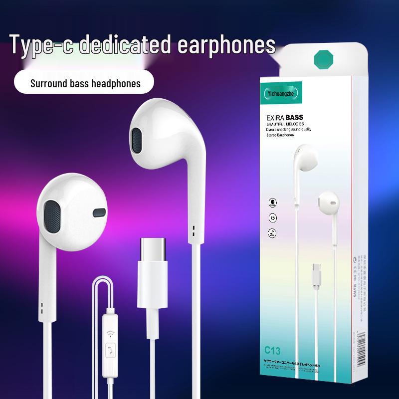 

Проводные наушники-вкладыши YiChuangZhe Type-C с мощными басами для Xiaomi и Huawei