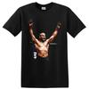 Anderson Silva MMA Fighter Victory Cage Fight T Shirt Martial Arts Fan Art Tee