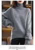 Plus Size Wool Sweater for Women - Autumn/Winter Collection, Lazy Style, Loose Fit, Slimming, Versatile Fashion Base Layer