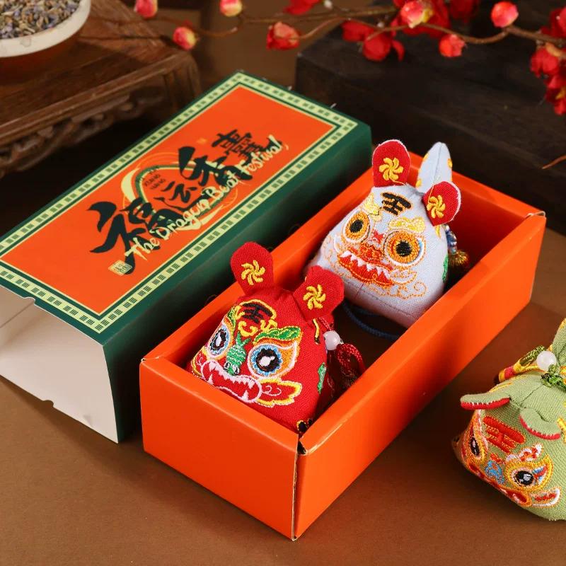 Dragon Boat Festival Sachet Sachet Handmade Finished Product Argy Wormwood Anti-Mosquito Repellent Retro Embroider Hanging Ornaments Soothing the