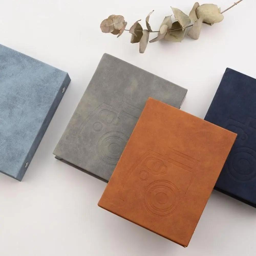 64 Pockets Instant Camera Photo Album Suede Surface PU Leather Memorial Booklet for /Fujifilm Instax Mini 12/11/EVO