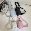 Multifunctional Plaid Waist Bag Waterproof Nylon Crossbody Bag Fashion Fanny Pack  Girls Travel