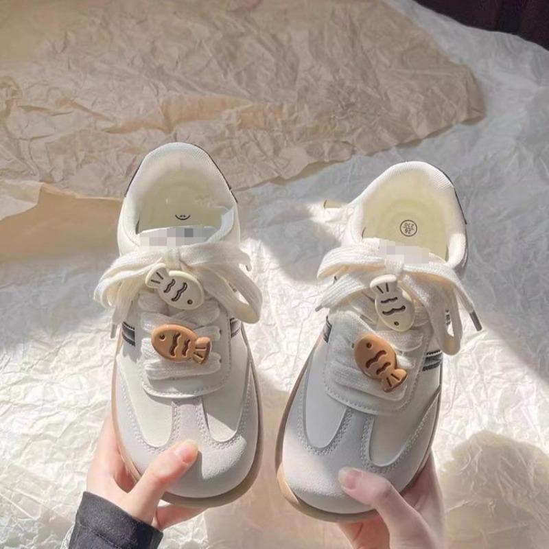 Niche Design Yellow Thick Baseplate Shoes Women's Tide Autumn New Student Versatile Leisure