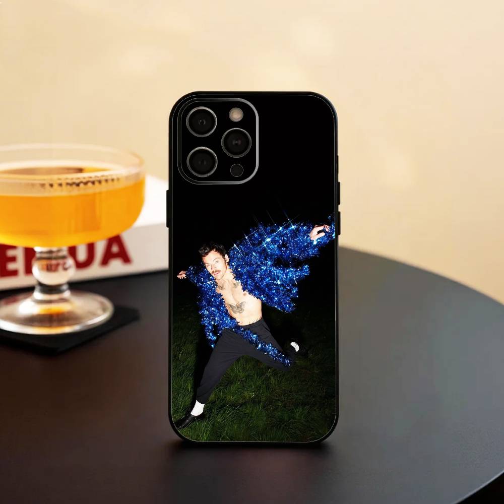 SINGER H-Harry Styles Phone Case Silicone Soft For IPhone 17 16 15 14 13 12 11 X XR Plus Pro Max Plus