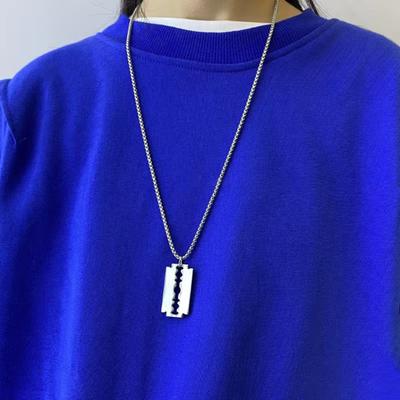 Náhrdelník s přívěskem Punkový styl Hip Hop Geometrické Dekorativní Galvanizace Dárky k narozeninám Nerezová ocel Ženy
