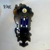 Warm Atmosphere Side Light Retro Gorgon Wall Lamp, Mythical Snake Hair Woman Resin Sculpture, Dark Style Garden Fixture Artistic Mounted for