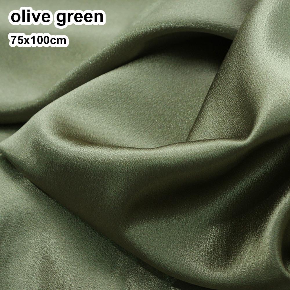 

1Pcs 75x100cm Crystal Satin Props Glossy Fabric Smooth Photo Background Cloth Nail Polish Handheld Decoration Cloth оливковий колір