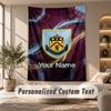 Tapestry Custom Name Text, Wall Hanging Tapestry Home Room DecorBurnley Football