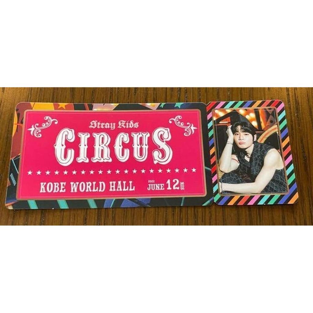 Stray Kids CIRCUS Official picture ticket Sticker Japan Kobe venue June 11,12