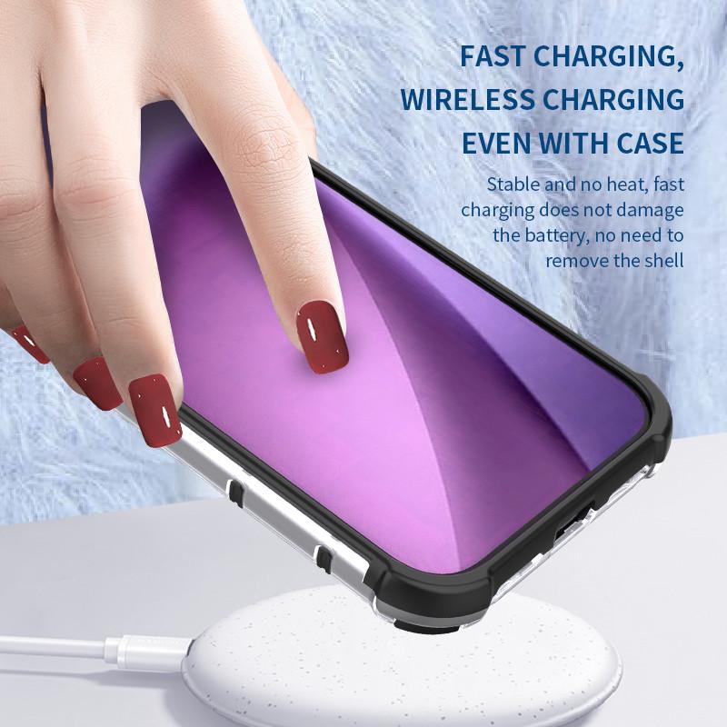 For iPhone 17 Pro Max Case iPhone 17 Air iPhone 17 Pro Max Cover Funda Shockproof TPU Armor PC Silicone Protective Phone Cover