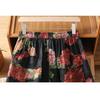 DIMANAF 2026 Estate Nuovi Pantaloni Lunghi Taglie Forti Donna Stampa Vintage Floreale Larghi Vita Elastica Pantaloni Casual da Donna
