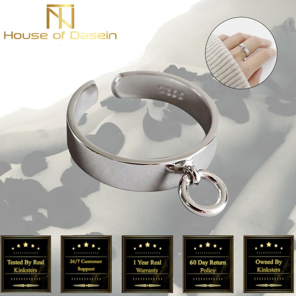 Silver Open Ring Mini Collar Owned Submissive Gift Symbolic Jewellery Jewellery