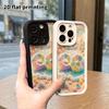 Phone Case: 2D Flat, Suitable for iPhone 18, 17, 16, 15, 14, 13, 12 Pro Protective Cases, Rainbow Swim Ring Beach, Perfect Christmas and Halloween Hol