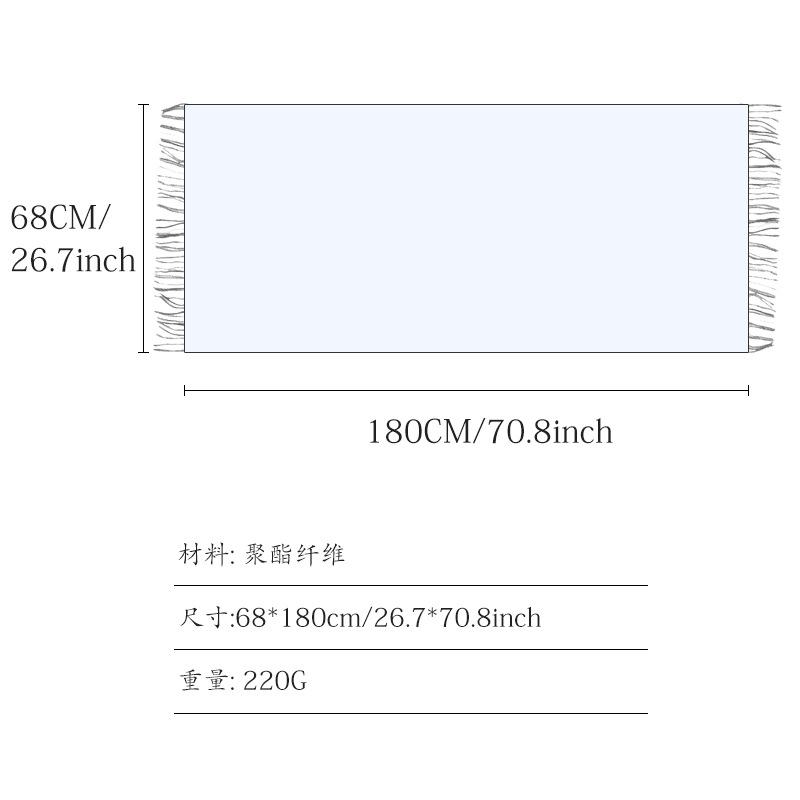 2025 New Striped Plaid Versatile Scarf Women's Winter Explosive Macaron Thickened Warm Couple Shawl Women