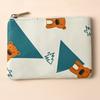 Mini Zipper Coin Purses Canvas Coin Wallet Lady Girls Earphone Coin Key Money Storage Bag Short Pouch Student Card Holder
