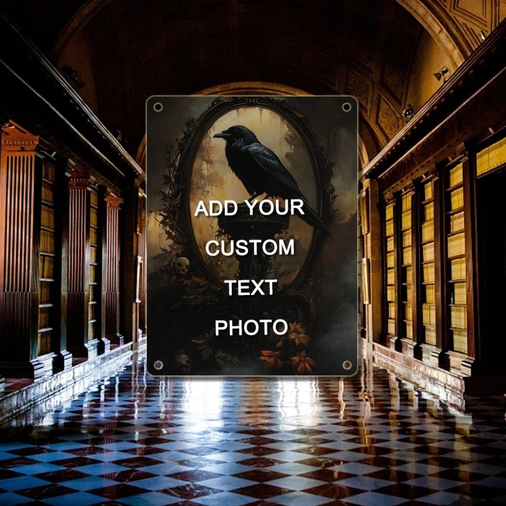 Custom Personalized Photo Metal Tin Sign Indoor Outdoor Wall Decor