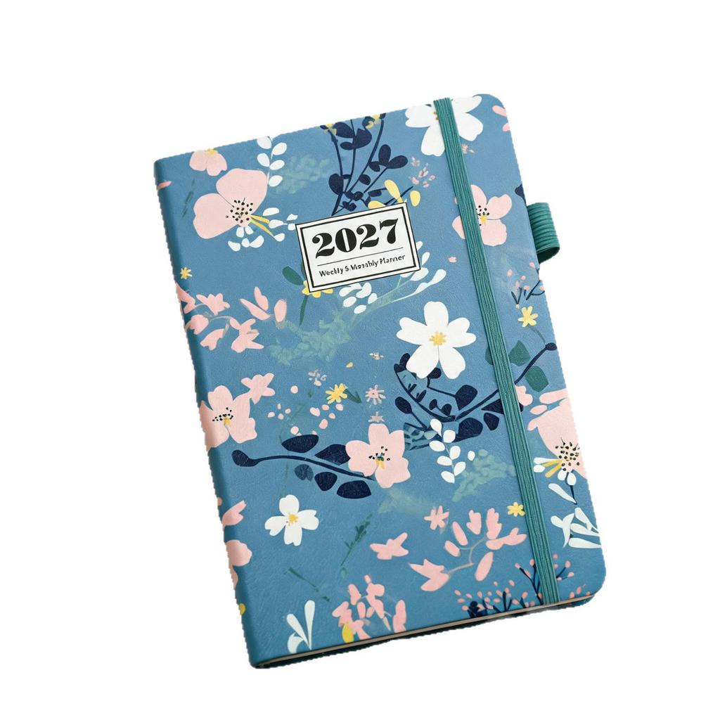 2027 English Weekly Planner A5 Schedule Book - Efficient Planning Notebook with Custom Logo