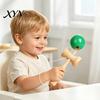 Educational Sports Equipment Solid Wood Kendama Ball Catch Toy, Professional Balance Durable Grip Classic Skill Kids Wooden Toy Game, Hand Eye