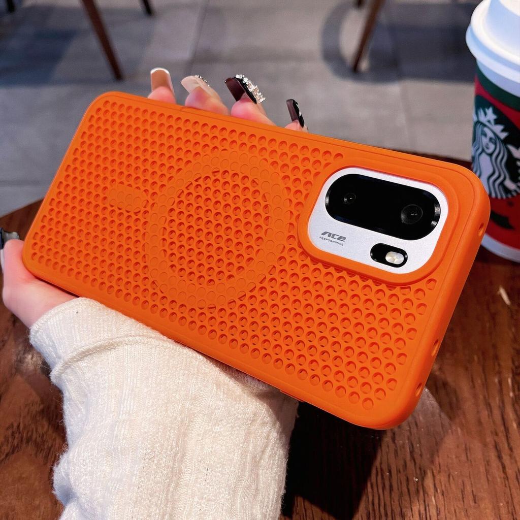 Case For OnePlus Ace 6 Ace 5 Pro 13 Magnetic Phone Case Breathable Cooling Hard Shell Shockproof Protective Cover