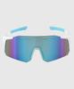 Tuditeo Nus Goggles Uv Protection Athletic Sunglasses C3 Blue/White Frame Blue
