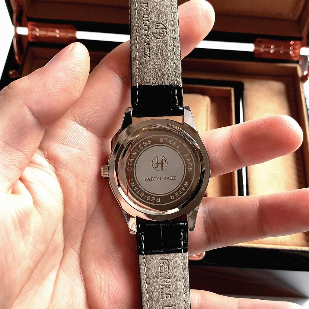 PABLO RAEZ Men's Military Flag Waterproof Quartz Watch